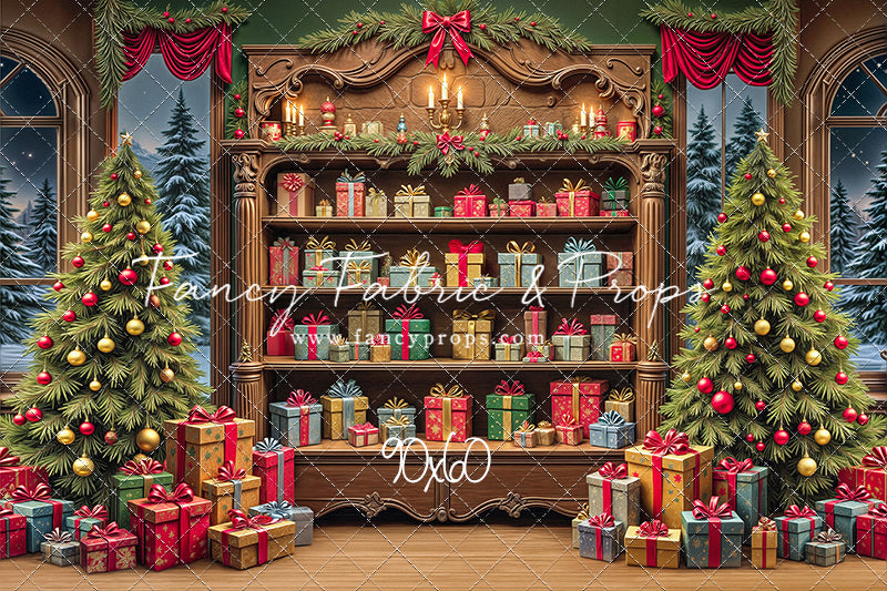 The Christmas Curio Cabinet - with Sweep Option