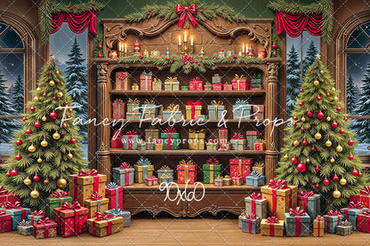 The Christmas Curio Cabinet - with Sweep Option