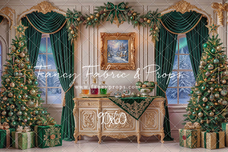 The Gilded Green Room  - with Sweep Option