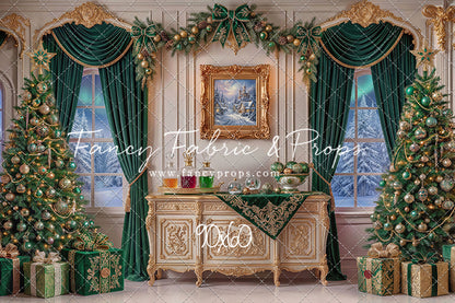 The Gilded Green Room  - with Sweep Option
