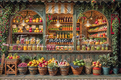 Tropical Fruit Market - With Sweep Option