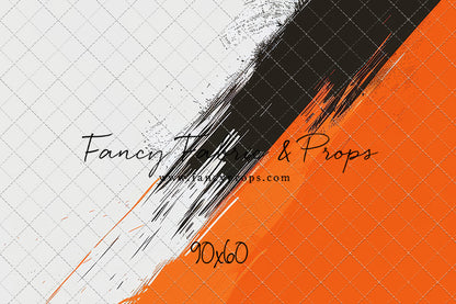 Varsity Orange & Black