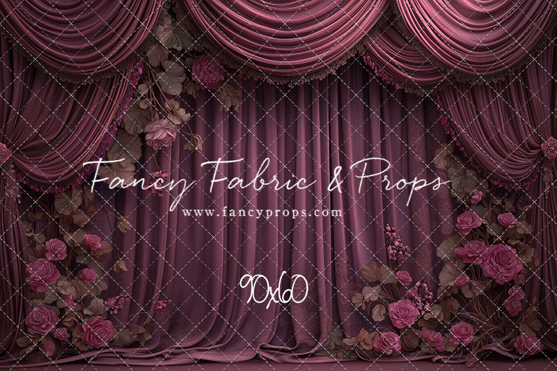 Vintage Plum Romance - With Sweep Option