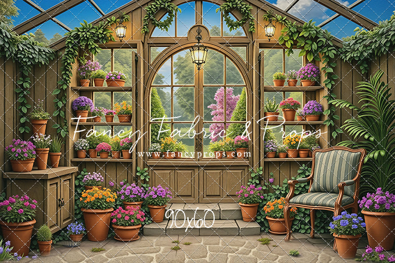 Violet Lavender Greenhouse - With Sweep Option