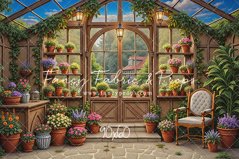 Vivid Blooming Greenhouse - With Sweep Option