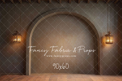 Warm Amber Alcove - With Lights - With Sweep Option