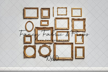 White Frame Wall - White Floor - With Sweep Option