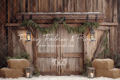 Winter Barn Entry - with Sweep Option