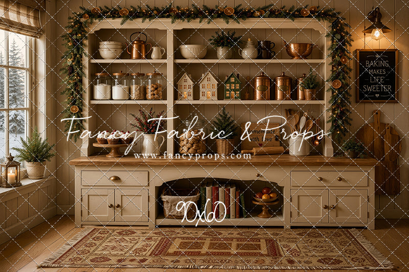 Yuletide Baking Shelf - With Sweep Option