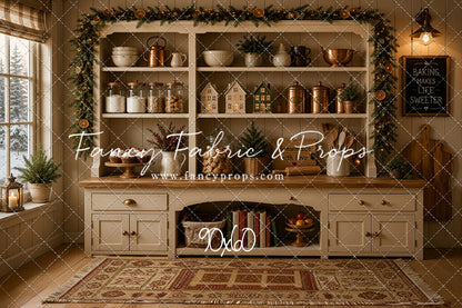 Yuletide Baking Shelf - With Sweep Option