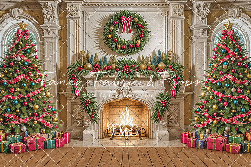 Yuletide Hearth - with Sweep Option