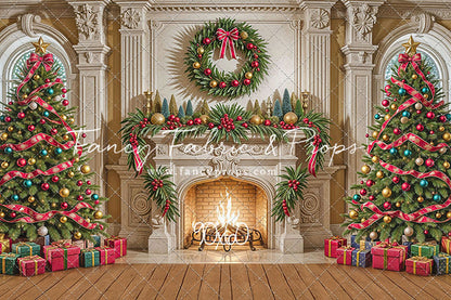 Yuletide Hearth - with Sweep Option