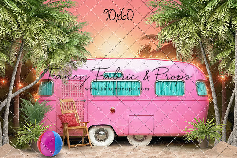 Barbie's Glamper Getaway - Sand Floor - With Sweep Option