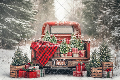 Festive Pickup Truck - with Sweep Option