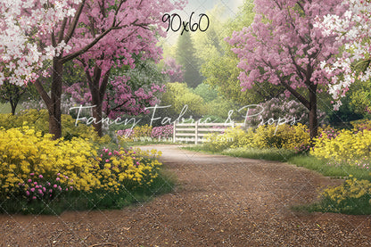 Flowering Spring Path - With Sweep Option