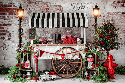 RTS Love Is Sweet - 90x60" Wrinkle Free Fabric - Brand New - 50% Off