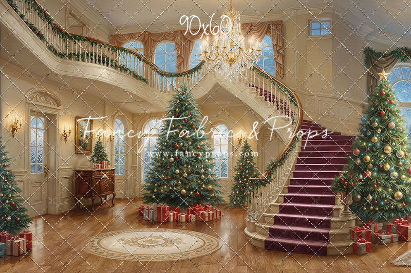 Regal Christmas Staircase - with Sweep Option