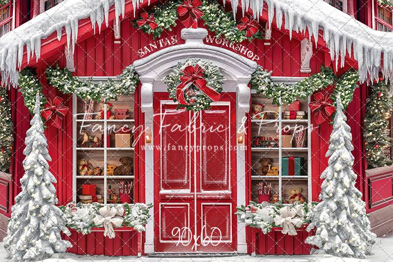 Santa's North Pole Village Workshop - With Sweep Option