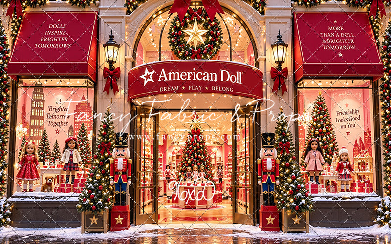 American Doll Holiday - With Sweep Option