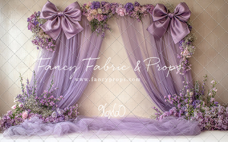 Amethyst Bow Blooms - With Sweep Option