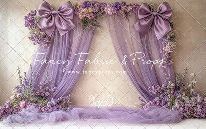 Amethyst Bow Blooms - With Sweep Option