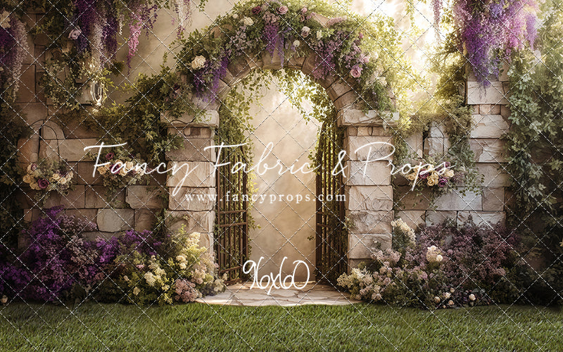 Amethyst Garden Gate - With Sweep Option