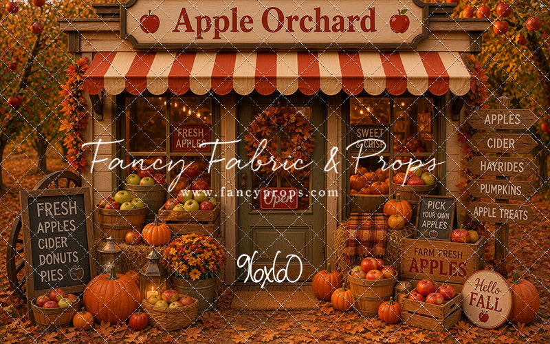 Autumn Orchard Shop - with Sweep Option
