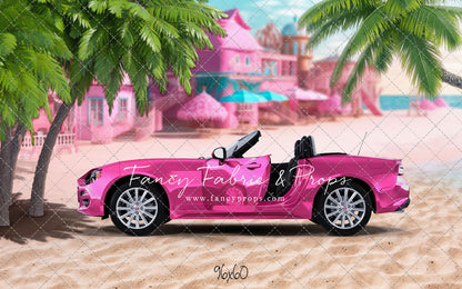 Beach Convertible -Pink - With Sweep Option