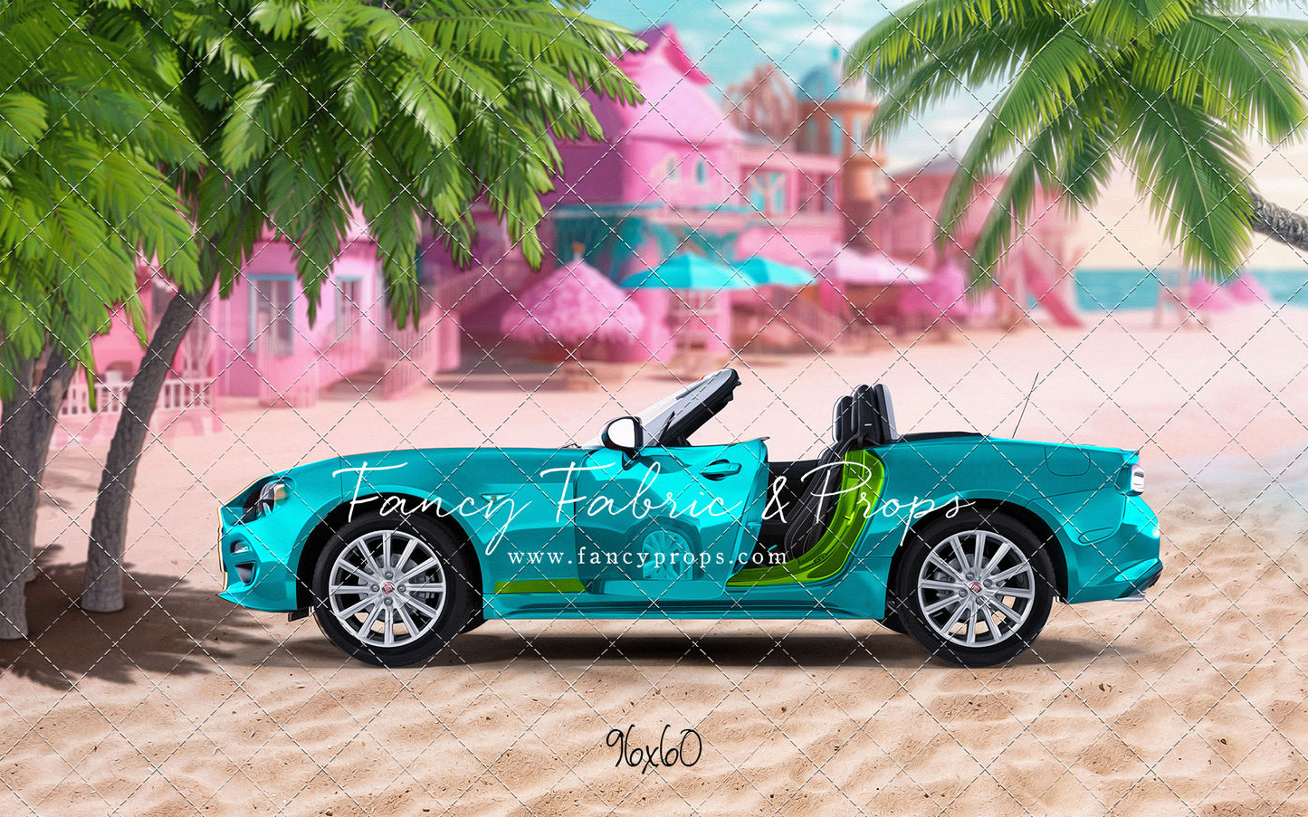 Beach Convertible -Teal Blue - With Sweep Option