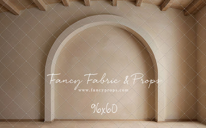 Beige Elegant Arch - Tile Floor - With Sweep Option