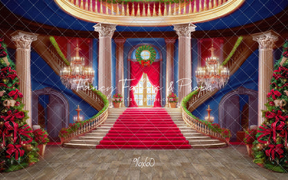 Belle's Royal Staircase -Wood Floor - With Sweep Option