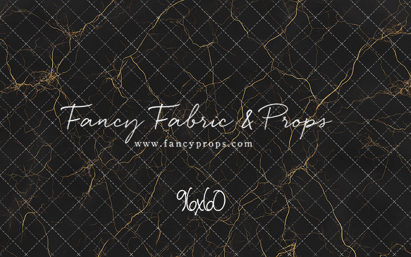 Black & Gold Marble - Floor