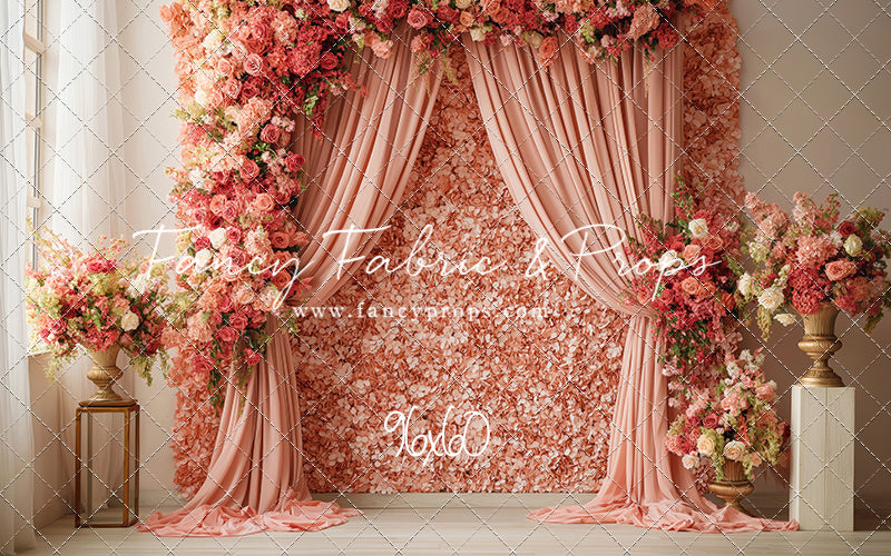 Blooming Flower Wall - With Sweep Option