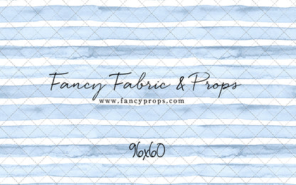 Blue Watercolor Stripes
