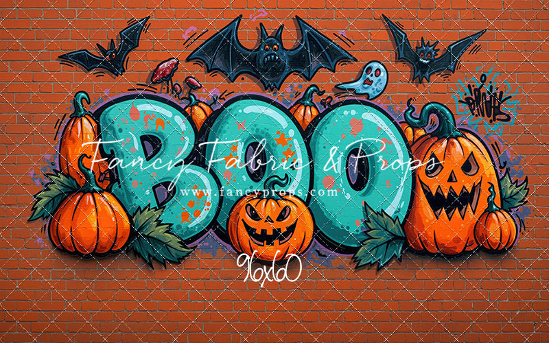 Boo Crew Graffiti Wall - With Sweep Option