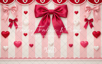 Bow Tied Valentine Wall - With Sweep Option