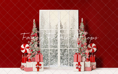 Candy Cane Window