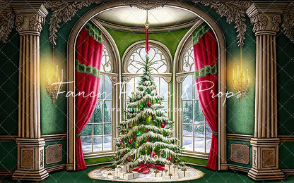 Cathedral Christmas - Green Carpet Option - with Sweep Option