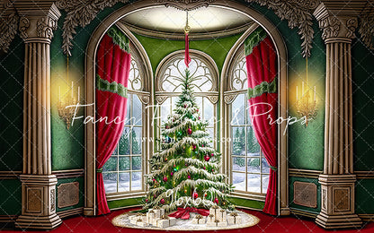 Cathedral Christmas - Red Carpet Option - with Sweep Option