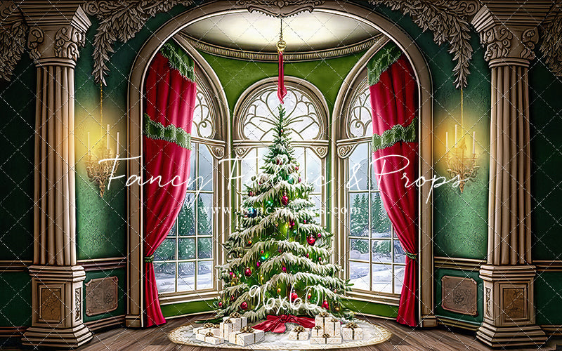 Cathedral Christmas - Wood Floor Option - with Sweep Option