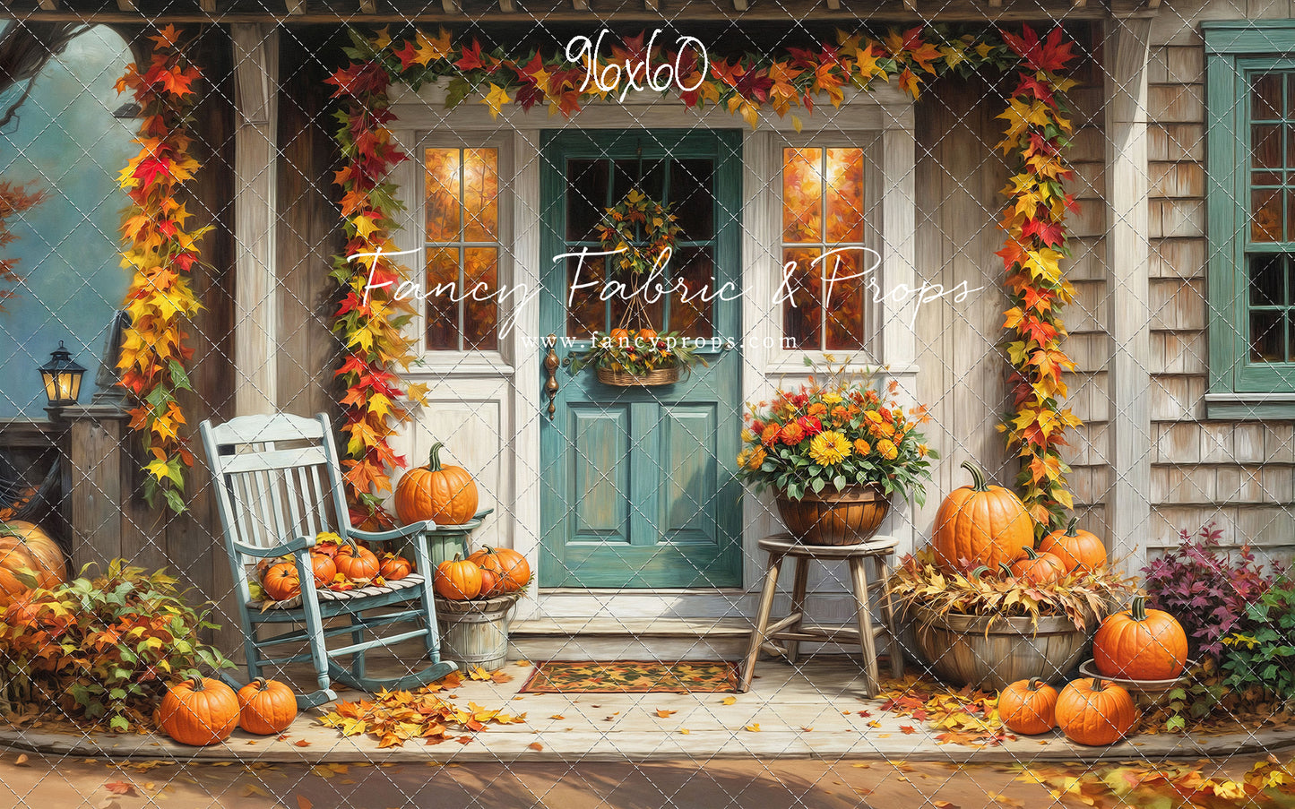 Charming Autumn Porch - With Sweep Option