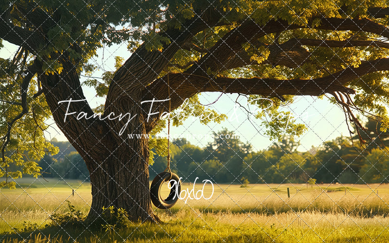 Childhood Tire Swing - with Sweep Option