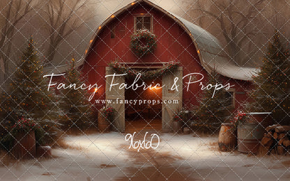 Christmas Barn Glow - with Sweep Option