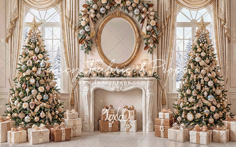 Christmas Beige Beauty - with Sweep Option