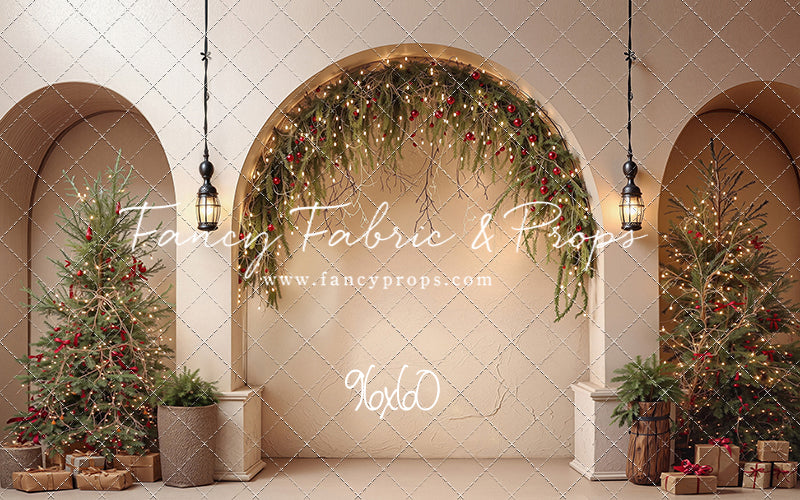 Christmas Courtyard Arch - With Sweep Option