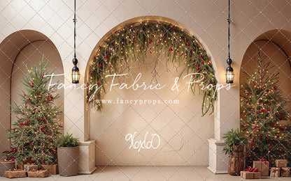 Christmas Courtyard Arch - With Sweep Option