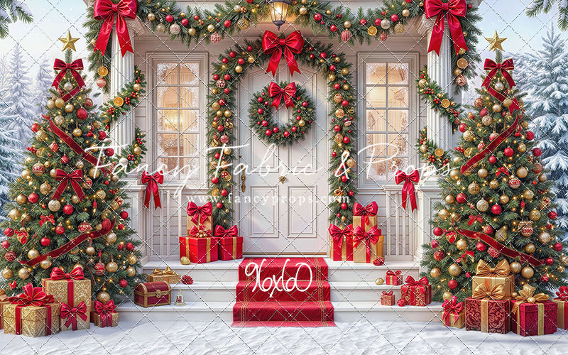 Christmas Front Porch Classic - With Sweep Option