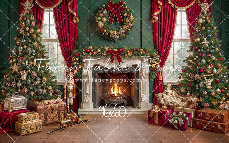 A Christmas Keepsake Parlor - with Sweep Option