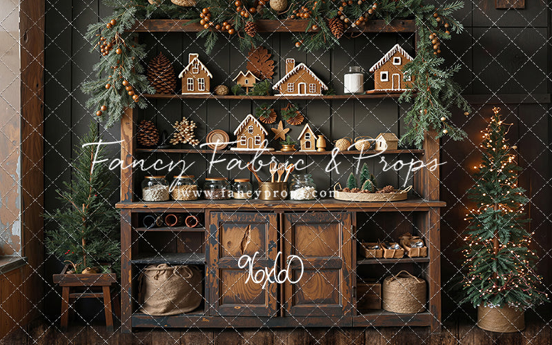 Christmas Kitchen Charm - With Sweep Option