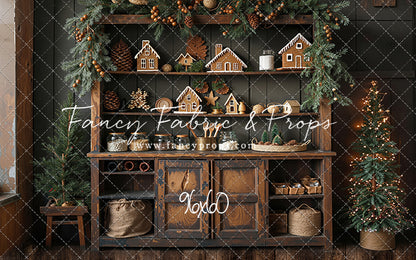 Christmas Kitchen Charm - With Sweep Option